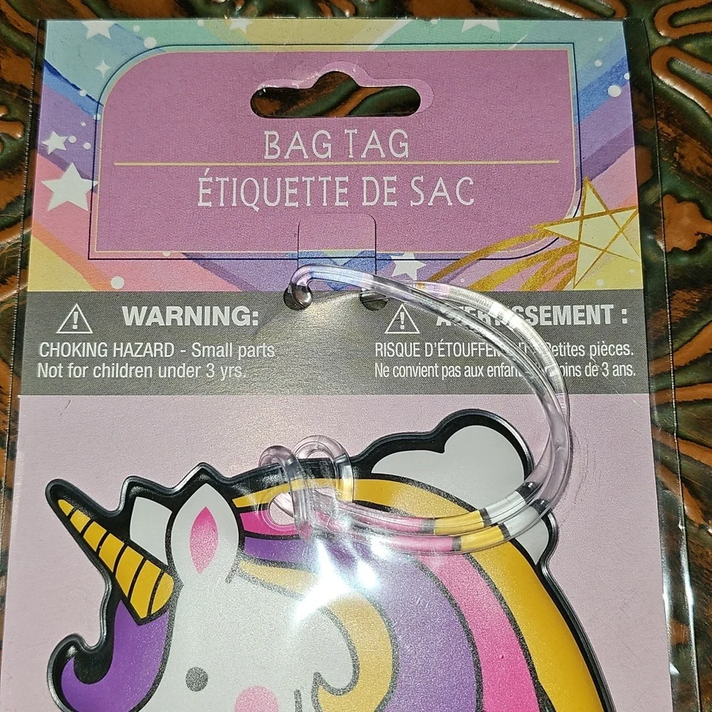 Childrens Unicorn Magic Bag Tag. Luggage finder!!NWTS